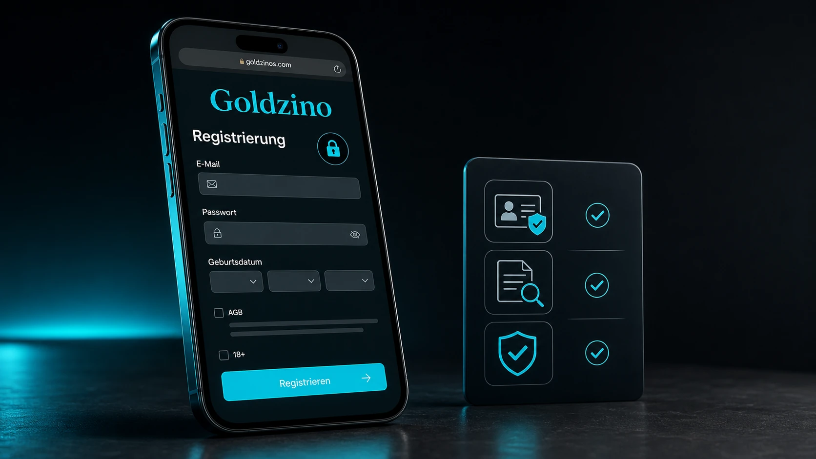 Registrierung über Smartphone